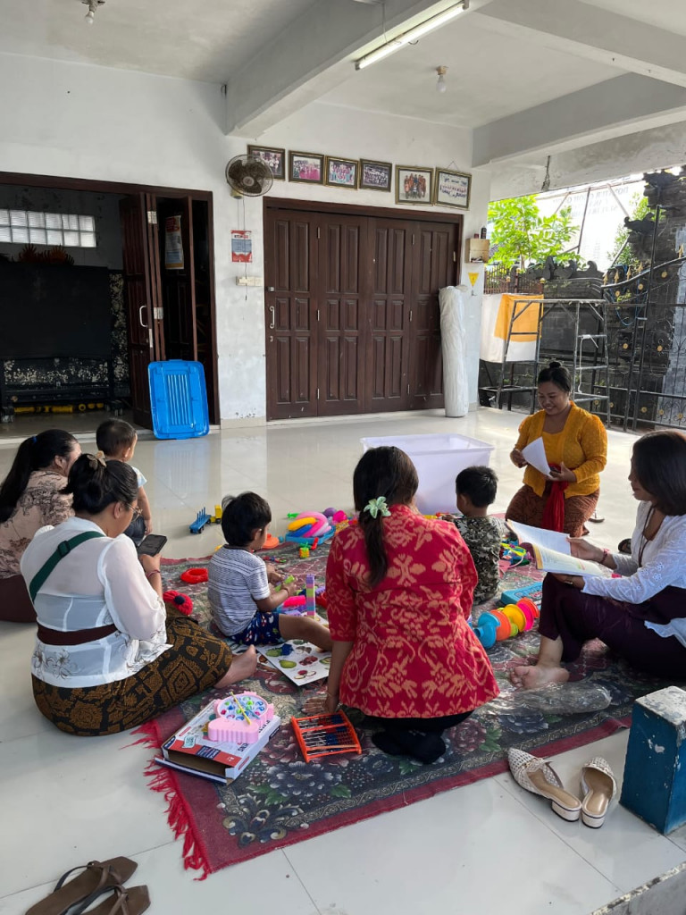 Kegiatan Posyandu Balita di Banjar Delodpadonan